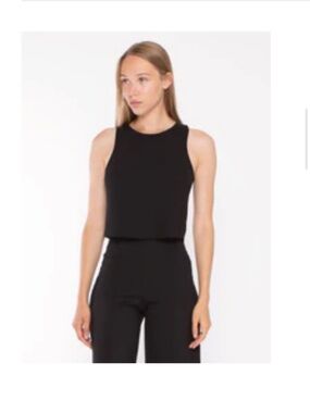 Ripley Rader Black Ponte Knit Tank Top size 2 (S)